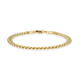 JAXXON Cuban Link Bracelet - 5mm - Gold 8"
