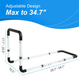 Bed Rails for Elderly Adults - Bed Assist Rail Medical Bed Support Bar Mobility Assistant with Free Storage Bag and Fixing Strap, Fit King, Queen, Full, Twin