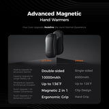 OCOOPA AI Smart Magnetic Double-Sided Heating Hand Warmers Rechargeable 2 Pack,10000mAh Electric Heater, Larger Warming Surface, 4 Heat Levels, Max 136°F, Men Gifts for Christmas,UT3 PRO