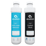 Avalon Genuine Replacement Filters for Avalon Bottleless Water Coolers, NSF Certified, Patented, 2 Count (Pack of 1)