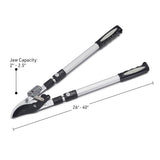 Kings County Tools Tree Trimmer Loppers with 26" - 40" Long Handles