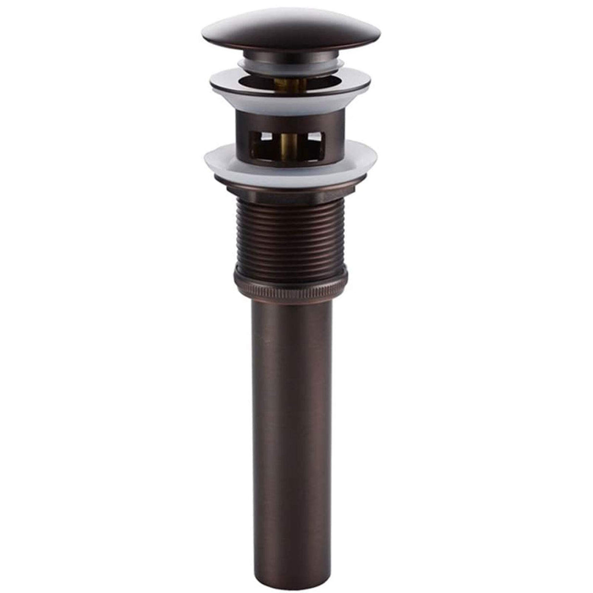 KES Bathroom Faucet Vessel Vanity Sink Pop Up Drain Stopper with Overflow Oil Rubbed Bronze, ALL Metal Rustproof Brass and 304 Stainless Steel, S2008A-ORB