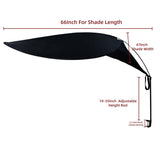 65"Comastbo office cubicle desk shade,designed for light sensitive workers,idea for office cubicles and desk canopy（strap grommet issue contact)