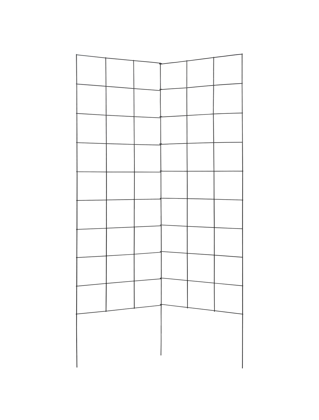 2-Panel Folding Garden Trellis - Maximize Your Garden Space, Durable Powder Coated Steel Frame, Easy-to-Use Design, Perfect for Climbing Vines, Vegetables, Beans, Tomato, Cucumber, 35x58"