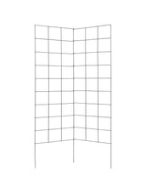 2-Panel Folding Garden Trellis - Maximize Your Garden Space, Durable Powder Coated Steel Frame, Easy-to-Use Design, Perfect for Climbing Vines, Vegetables, Beans, Tomato, Cucumber, 35x58"