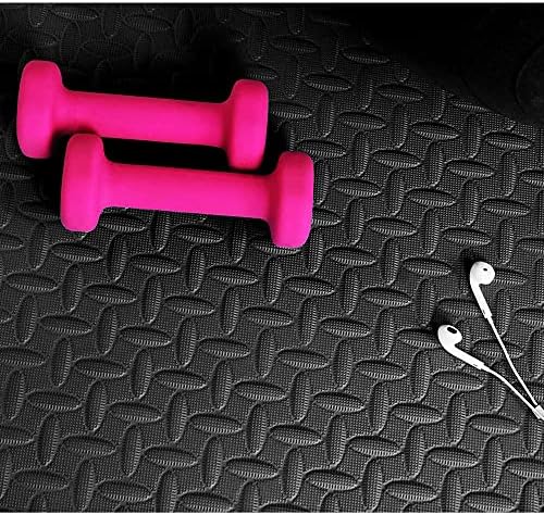 BalanceFrom Puzzle Exercise Mat with EVA Foam Interlocking Tiles for MMA, Exercise, Gymnastics and Home Gym Protective Flooring, Multiple Sizes and Colors
