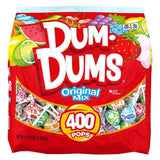 Dum Dums Original Mix 400 ct. Bag - All-Time Classic Flavors, Assorted Suckers in Bulk Candy Bag, Individually Wrapped Lollipops - Bulk Halloween Lollipops for Handing Out