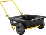Gorilla Carts Poly Dump Cart, 2-Wheel Garden Wagon, 4 Cu Ft, 300lb Capacity