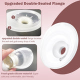 2 Full Set Collector Cup Compatible with Momcozy M5,Only for M5 Breast Pump Replacement Accessories with 24mm Flange, Collector Cup, Duckbill Valve, Diaphragm