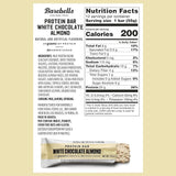 Barebells Protein Bars White Chocolate Almond - 12 Count, 20g High Protein Treats - Chocolate Nutrition Bar with 1g Total Sugars - On-The-Go Breakfast or Post-Workout Snack
