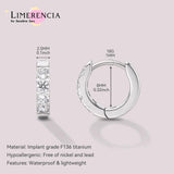 Limerencia G23 Pure Hypoallergenic Titanium Huggie Hoop Earrings