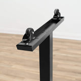 VIVO 1.5 inch M8 Threaded Locking Caster Wheels, Set of 4, Swivel, Rubber Base, Brake, Used for Standing Desk Frames, TV Stands, Carts, and More, PT-ST-015C