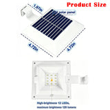 Solar Flag Pole Light, Bright White 6000k Flagpole Light Upgrade Solar Powered for 5ft 6ft Flag Pole,Waterproof Outdoor Dusk to Dawn Led Solar Lights,Outside House Garden Yard American Flags Decor
