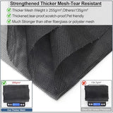 Upgraded Magnetic Screen Door Thicker 255g/㎡ Reinforced Mesh,Reversible Left Right Side Opening,Fit Door Size 36 x 80 Inch,Retractable Door Screen Magnetic Closure,Door Curtain for Single Front Door