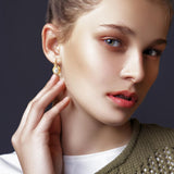SREEOWER 14K Gold Earrings for Women Gold Hoop Earrings