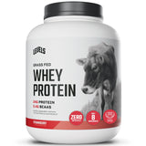 Levels Grass Fed Whey Protein Powder, No Artificials, 24G of Protein, Strawberry, 5LB