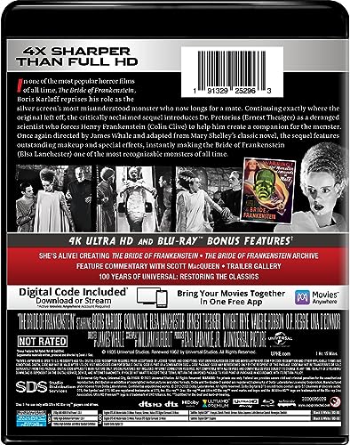 The Bride of Frankenstein - 4K Ultra HD + Blu-ray + Digital [4K UHD]
