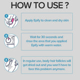 Epify Intimate Hair Removal Cream for Men and Women - Pubic, Bikini Line, Sensitive Areas - 8.45 Fl Oz
