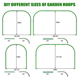 Garden Mesh Netting Kit, 10x30FT Green Ultra Fine Netting with 6 Sets Wide Garden Hoops & 18 Clips, Raised Garden Bed Netting with Frame, Row Cover, Plant Barrier for Vegetables Fruits