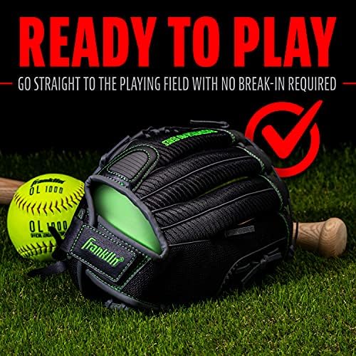 Franklin Sports Girls Softball Glove-Women's Windmill Fastpitch+Slowpitch Softball Glove-Right and Left Hand-Adult