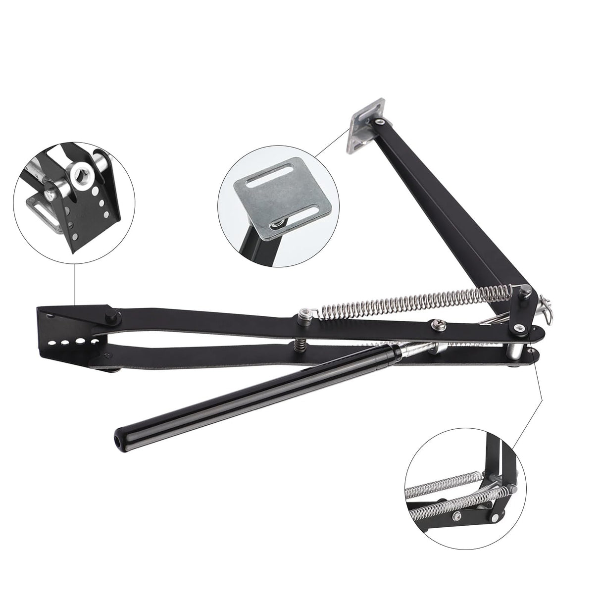 1X Auto Vent Opener Solar Automatic Window Opener for Greenhouse Heat Sensitive Roof Vent Opener Auto Vent Kit Gardening Tools Greenhouse Accessories Hothouse Roof Vent Kit (Dual Spring Up to 15lbs)