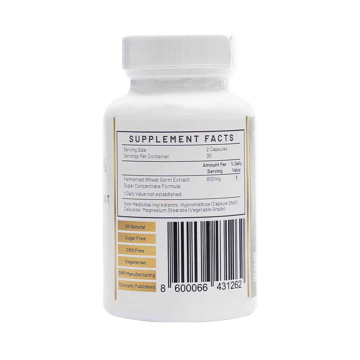Spermidine Pet Joint Health Premium Fermented Wheat Germ Extract, Mobility, Flexibility, Cellular Health, Non-GMO, Gluten-Free, Sugar-Free, Vegan, Natural, 1 Bottle 60 Capsules