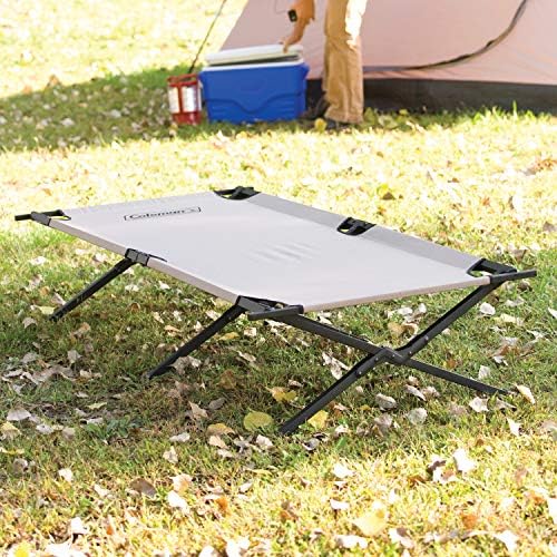 Coleman Trailhead II Folding Cot, Camping Bed with Easy Setup & Takedown, Supports Adults up to 6ft 2in or 300lbs