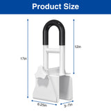 Adjustable Bathtub Safety Rail: Shower Grab Bar Handle for Seniors, Elderly, and Disabled, Fits 3 to 7 Inch Tub Walls, Bathroom Safety Bars with Non-Slip Grip, Supports 300 lbs