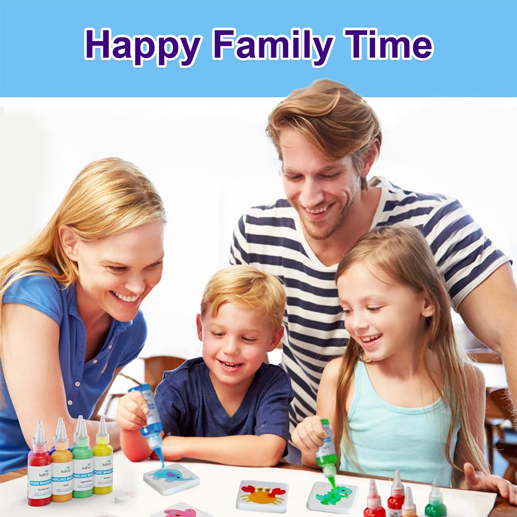 Kiditos Magic Water Elf Toy Kit–Squishies for Kids, 10 Gels & 6 Molds, Magic Gel Water Pets Sensory Toy, Fun DIY Craft Kit, Party Favors, Birthday & Christmas Gifts for Kids Ages 3+