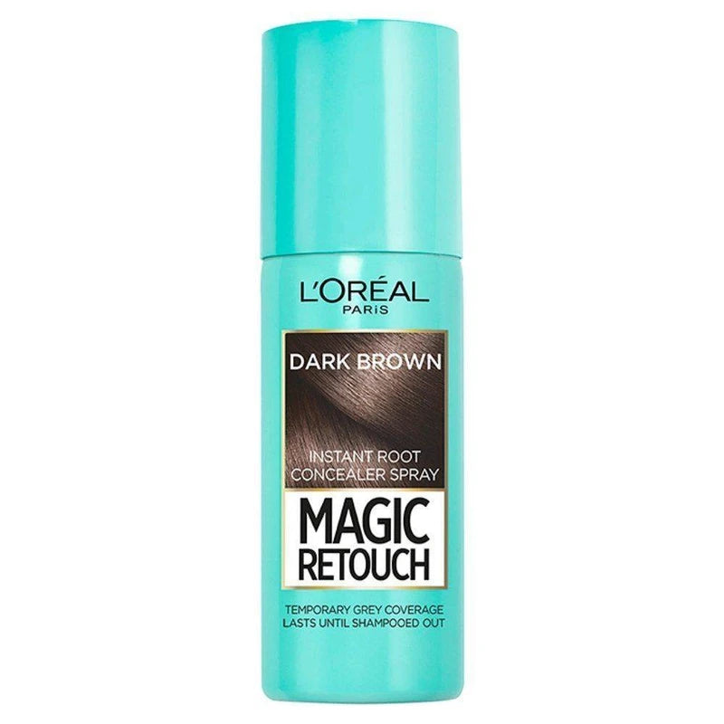 LOREAL MAGIC RETOUCH INSTANT ROOT CONCEALER SPRAY 5 DARK BROWN 100ML