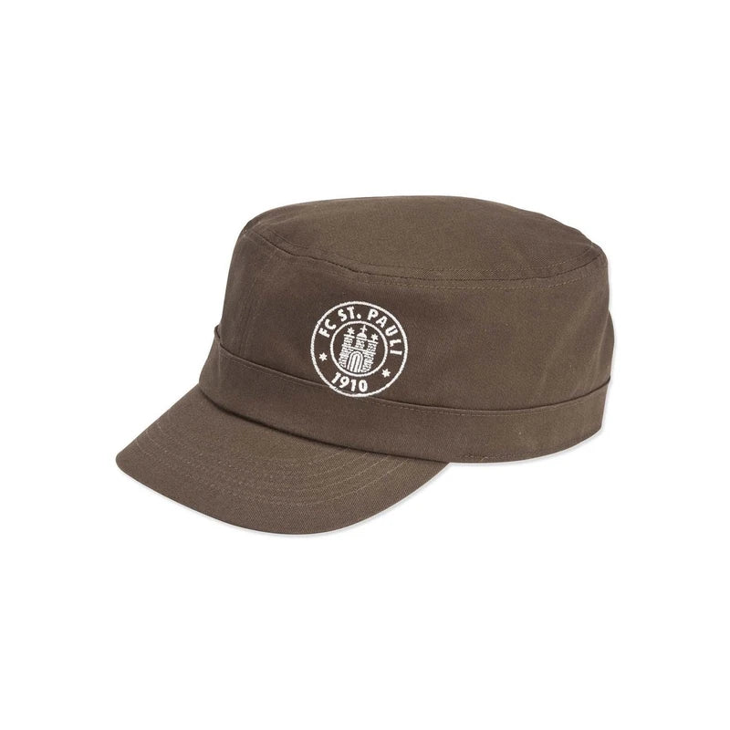 FC St. Pauli Army Logo Cap (Brown, One Size)