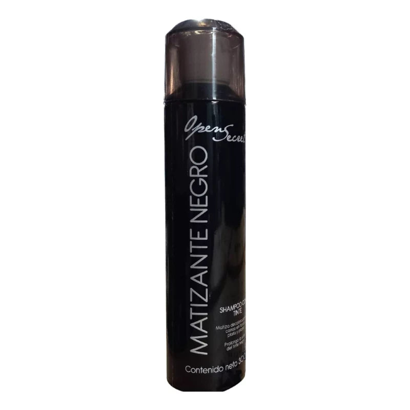 Open Secret Shampoo Matizante Negro Con Tinte Open Secret® 300 Ml