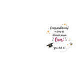Piccadilly Greetings - Modern Occasion Card Graduation - 8 x 6 inches - Piccadilly Greetings