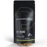 Division 1 Health Division One Beef Organ Supplement - Primal Blend with Liver, Heart, Kidney, Beef Liver Supplement Grass Fed, Organ Meat Supplements for Humans, Non-GMO, 120 Caps.