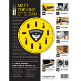 Koenig Spray Polish | Multipurpose Cleaner and Polish | Green-Based Polish Spray | Household Spray Polish and Cleaner | Multipurpose Polish for Home & Auto