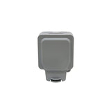 Lieber Silk White 1 Gang Outdoor Dimmer Switch IP66 Trailing/Leading Edge with Enkin Technology 150W LED (300w Halogen/Incandescent) | Weatherproof, Stormproof, Dirt and Rubble Free, Durable