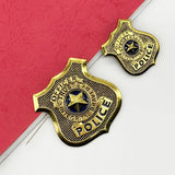 KHBKFW Police Badge Pin Officer Judy Badge Police Badge Brooch For Women, 1