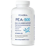 PEAORA PEA-500 - Support for Bladder, & Pelvic Discomfort | For Women & Men | Made in the USA | High-Absorption Palmitoylethanolamide & Resveratrol
