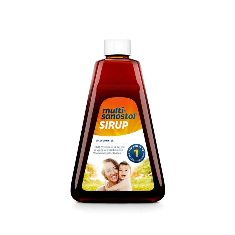 Multi-Sanostol Sirup: Multivitaminpräparat für Kinder ab 1 Jahr zur Vorbeugung von kombinierten Vitaminmangelzuständen, 300g