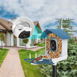 Bird Feeder with Camera,AI Identify Birds Species,Smart Birds Camera with Solar Powered,Auto Record 1080P Birds Video in Backyard,Instant Notifications,Ideal Gifts for Family and Bird Lovers,Navy Blue