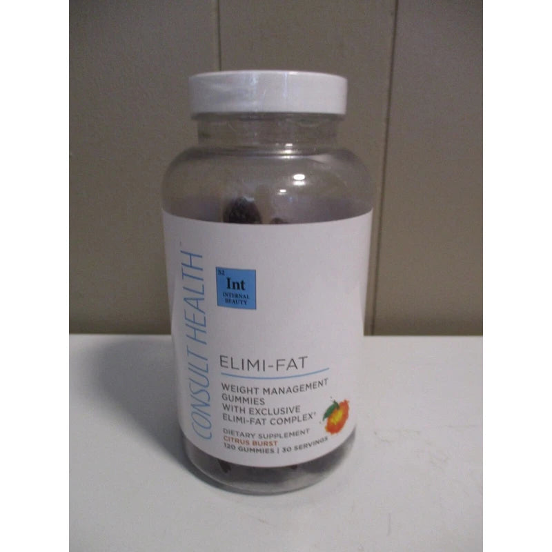 Consult Health ELIMI-FAT Weight Management Gummies Citrus 120 Gummies Exp 10/25