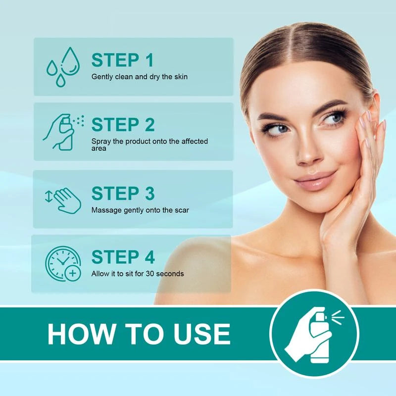 South Moon （Buy 1 Get 1 Free）South Moon Scar Care Spray Fades Scare pregnancy  Smoothing Skin Care Spray Medical Grade Scar Spray - Specification: Buy 2 Get 2 Free