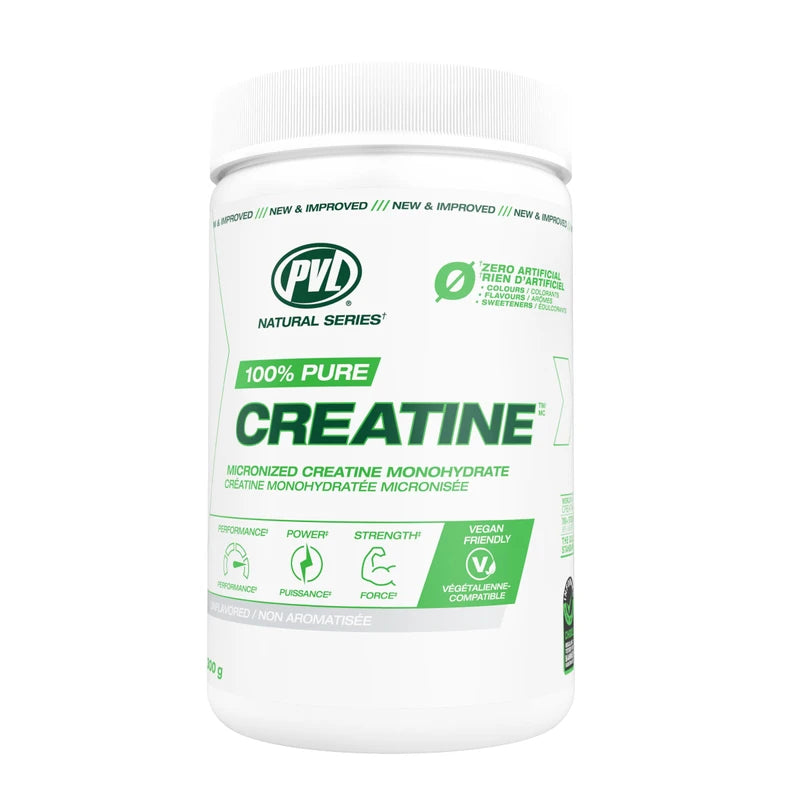 PVL 100% Pure Creatine | Creatine Monohydrate Micronized Powder | Pre-Workout Supplement | 300 g | Unflavoured