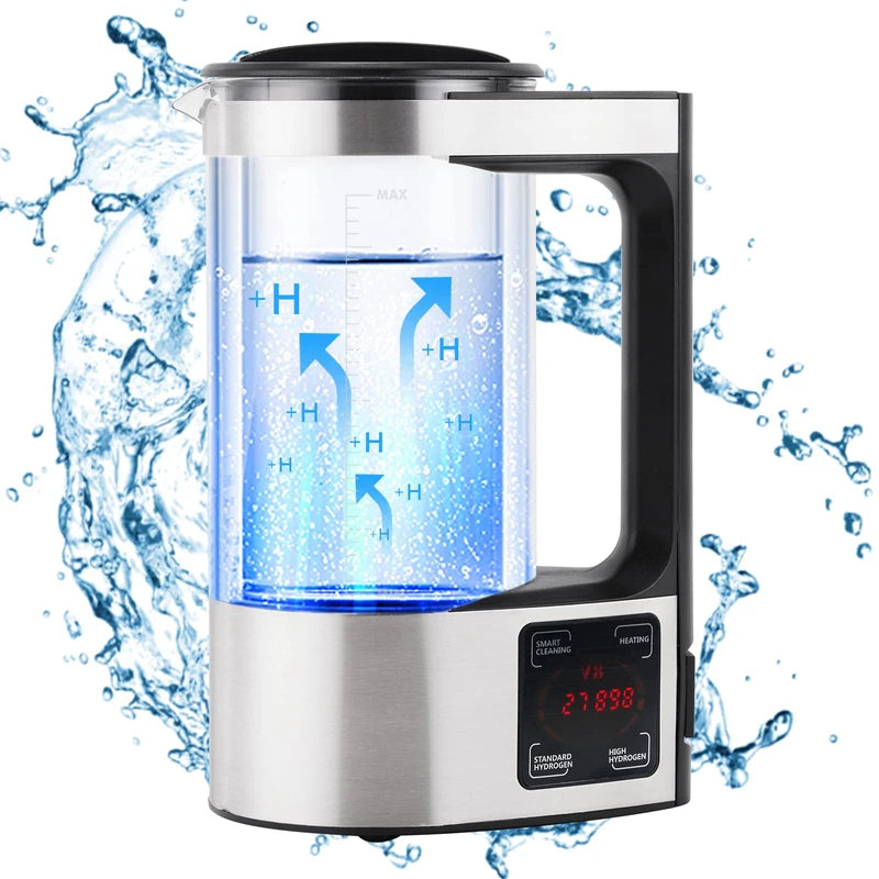 Upgraded 1800 PPB Hydrogen Water Generator with SPE and PEM Technology,Hydrogen Rich Water Machine Unlimite Water Quality