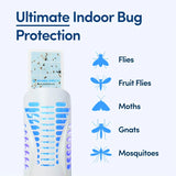 Shieldeck Flying Insect Trap Plug in - Indoor Fruit Fly Trap, Gnat Trap, and Mosquito Trap - Bug Catcher Traps with UV Light for House Indoors (1 Device + 5 Refills) (Device)