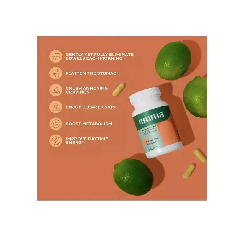 3 Pack Emma Relief Supplement Konsciens Keto For Gut Bloating - 60 Capsules