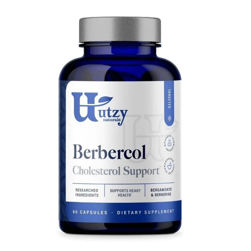 Berbercol | 500mg Citrus Bergamot (as Bergamonte) & Berberine | Naturally Supports Healthy Cholesterol and More | 60 Capsules