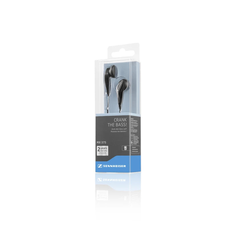 Sennheiser MX375 In-Ear Headphones - Black