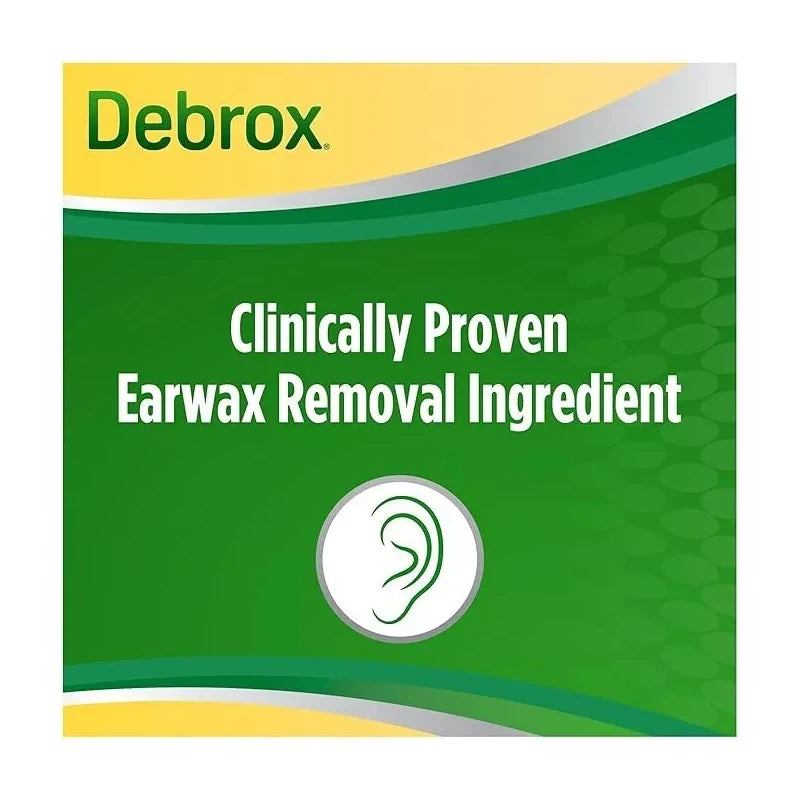 Debrox Ear Wax Removal Drops, Gentle Microfoam Ear Wax Remover, 0.5 Fl Oz