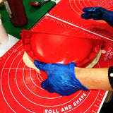 Alfresco Chef Large Calzone Press/Pizza Dough Mould Calzone & Pasty Maker/Plastic - 28cm / Kitchen Accessory & Cooking Tool